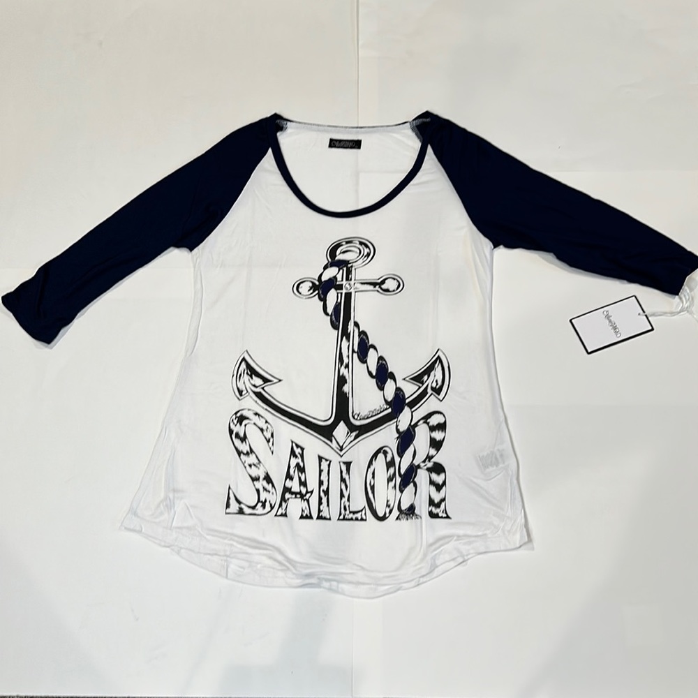 NWT Lauren Moshi Sailor Tee